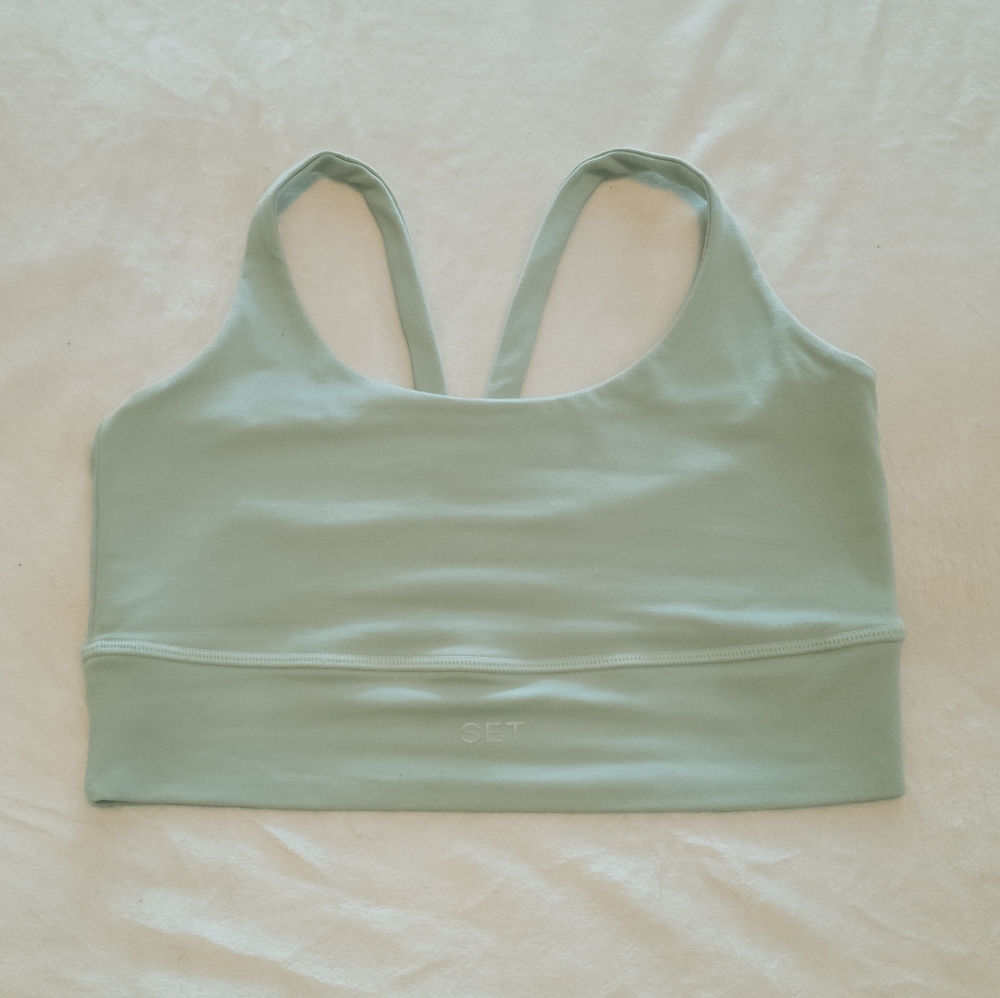 SET ACTIVE Luxform Scoop Y Bra in Mint